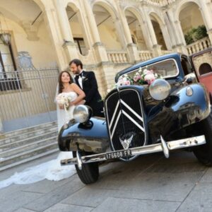 fotografo matrimonio auto d'epoca